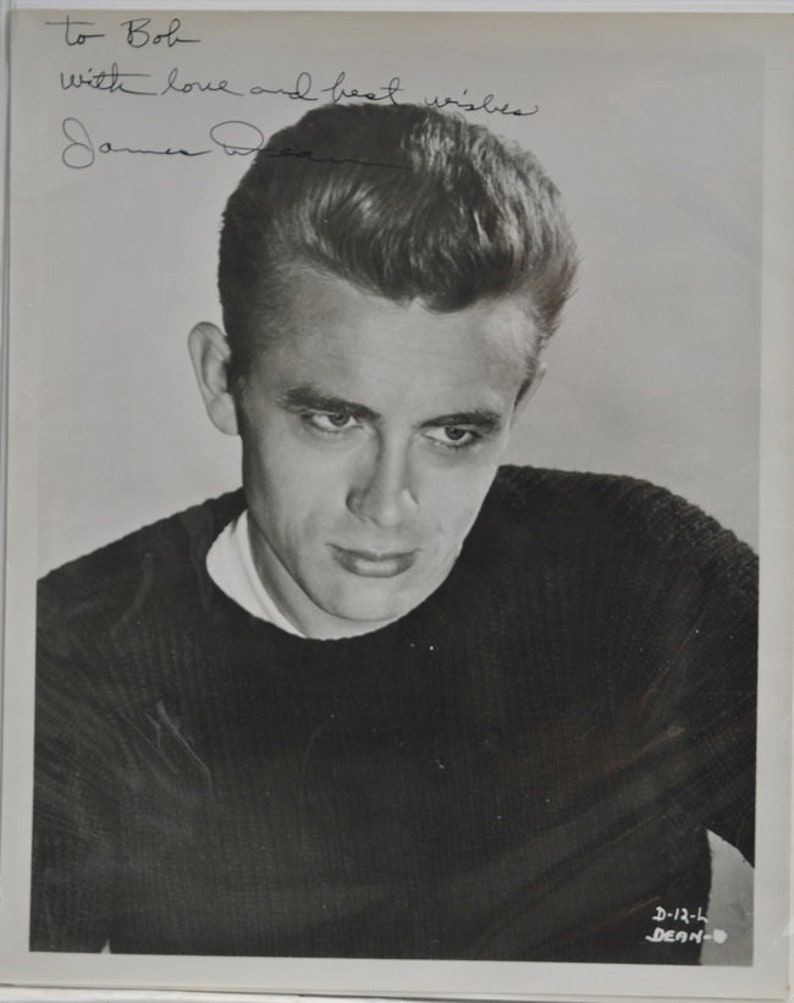 JAMES DEAN SIGNED Photo Poster painting Rebel Without A Cause East Of Edan wcoa