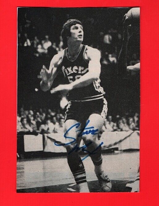 1974 STEVE MIX-PHILADELPHIA 76ERS AUTOGRAPHED 4X6 VINTAGE Photo Poster painting