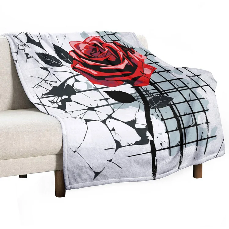 Blanket Cover Rose Geometry  customized, personalized, gift