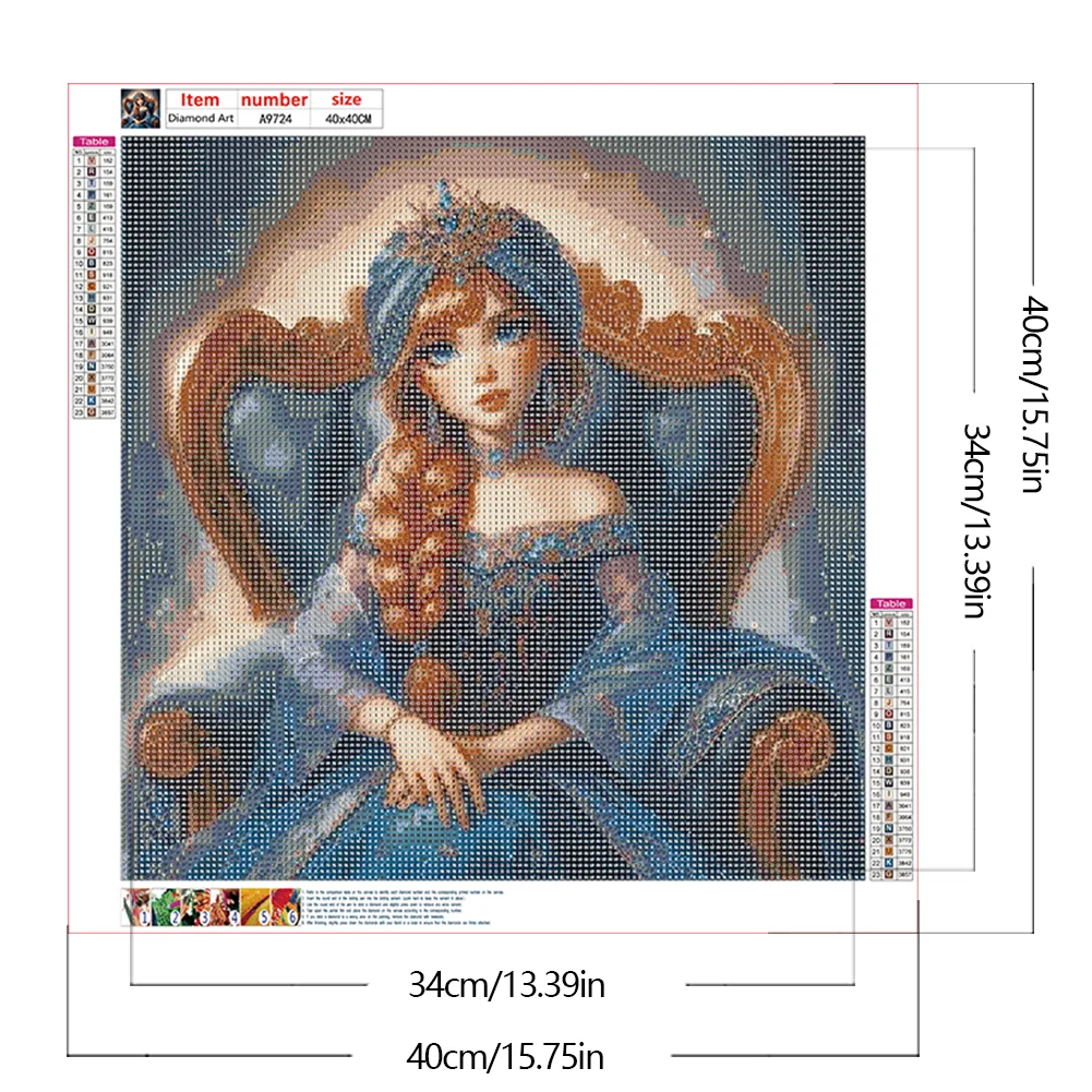 Diamond Painting - Full Round Drill - Anna(Canvas|40*40cm)