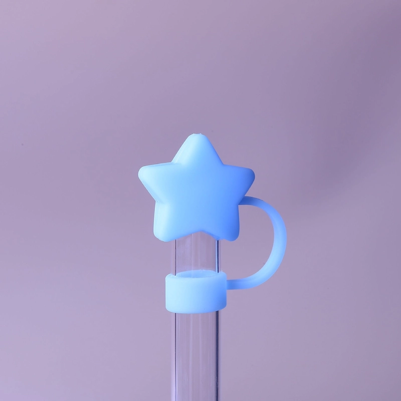 10mm Glass Straw Cap Dust Cover Stainless Steel Straw Dust Cover Dust Plug 10mm Large Diameter Milk Tea