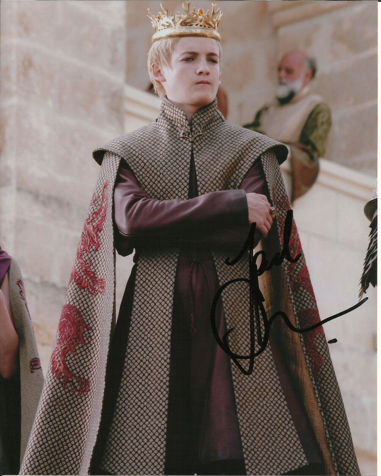 JACK GLEESON SIGNED GAME OF THRONES Photo Poster painting UACC REG 242 (4)