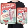 Milkshake - Panneaux en &eacute;tain m&eacute;tallique(20*30cm/30*40cm)