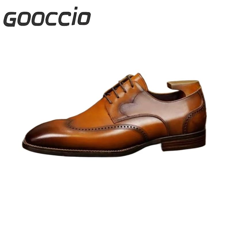 CW200 Cowhide Dress Shoes/Derby Shoes For Men  GOOCCIO   