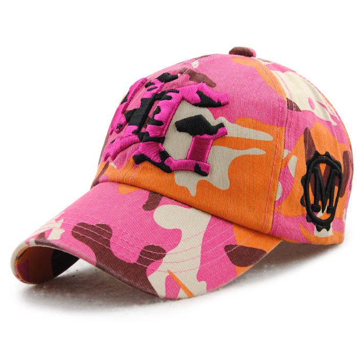 Men & Women Baseball Cap/GM camouflage embroidery Outdoor Fitted Hat