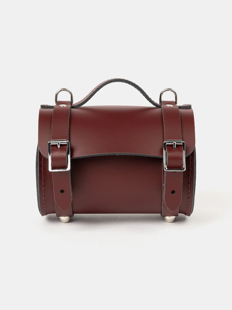 Oxblood cheap satchel bag