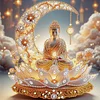 Buddha Statue - speziell geformtes Diamantgemälde - 30*30cm