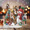 Diamond Painting Acrylic Snowman Desktop Ornaments Kit