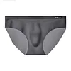 Men's ultra-thin ice silk transparent briefs