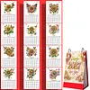2027 New DIY Diamond Painting Sunflower Butterfly Desk Calendar Set 12-Month Flip Calendar Design Monthly Planner Office Desktop Decor