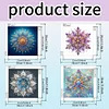 (US Only)4pcs Mandala - Diamond Painting - Partial Special Shaped Drill (Canvas|30*30cm)
