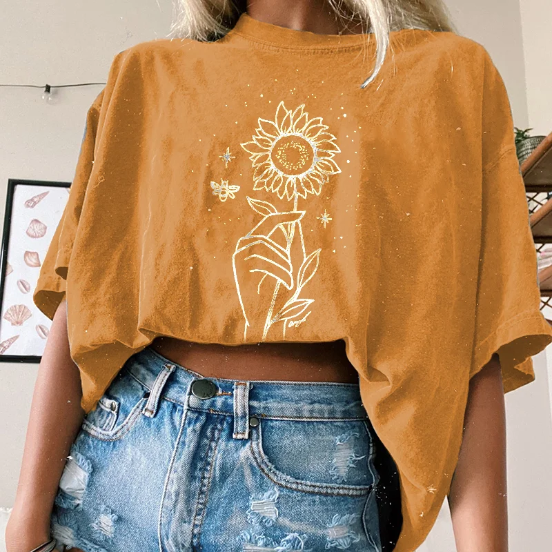   Sunflower Painting Women's T-shirt - Neojana