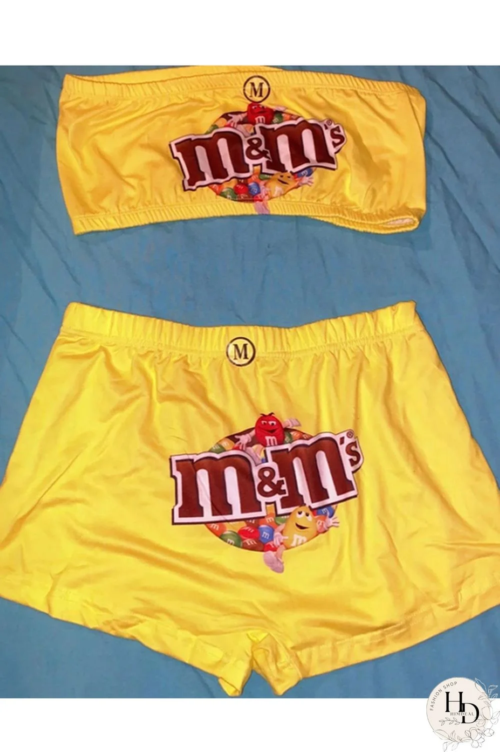 Orange Polyester Sexy Plaid Letter Print Character Straight Two Pieces