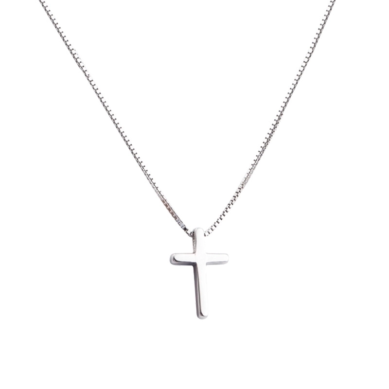 Fashion Minimalist Cross Copper Plating Necklace