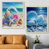(2pcs) Beach Shells-11CT Stamped Cross Stitch 40*50cm(Bundle Sale)