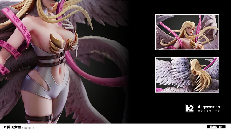 お客 NOAH STUDIO ANGEWOMON 1/4 1/4 Angel-Studio Digimon Angewomon