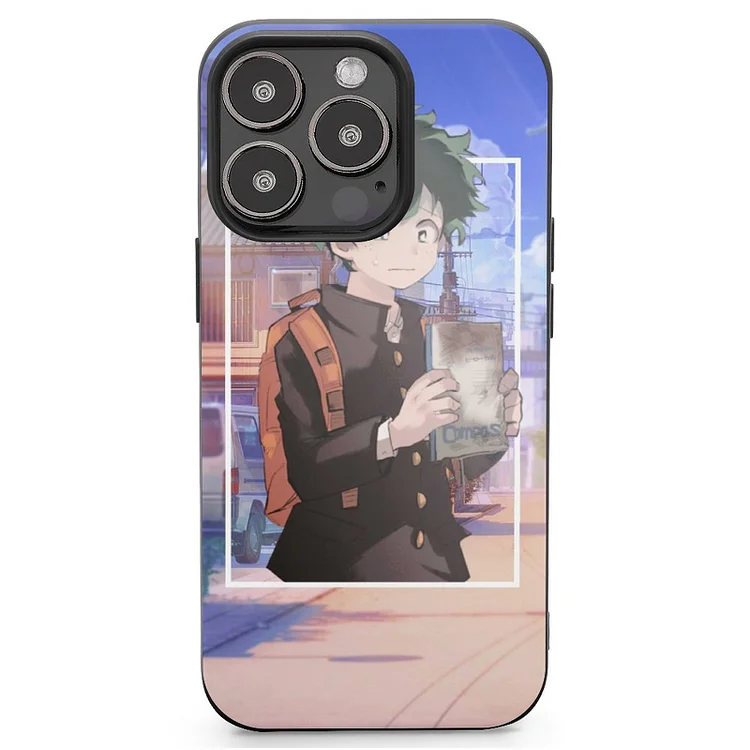 Izuku Midoriya Anime My Hero Academia Phone Case Mobile Phone Shell IPhone 13 and iPhone14 Pro Max and IPhone 15 Plus Case - Heather Prints Shirts