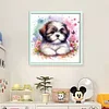 Cute Puppy-11CT Stamped Cross Stitch 40*40cm tapestrymarket