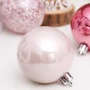 30PCS Christmas Tree 6CM Pink Hanging Decor Balls