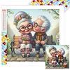 Old Couple-Full Square Diamond Painting(35x35cm)