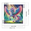 5D DIY Partial Special Shaped Drill Diamond Painting Kit Color Pegasus 30x30cm