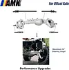 AMK 2-Joint 1/10 Capra Drive Shaft Offset Portal Axle Constant Velocity Driveshift UTB10 CVD Stub Shaft for RC Crawler Axial 1.9 Capra F9 Upgrades