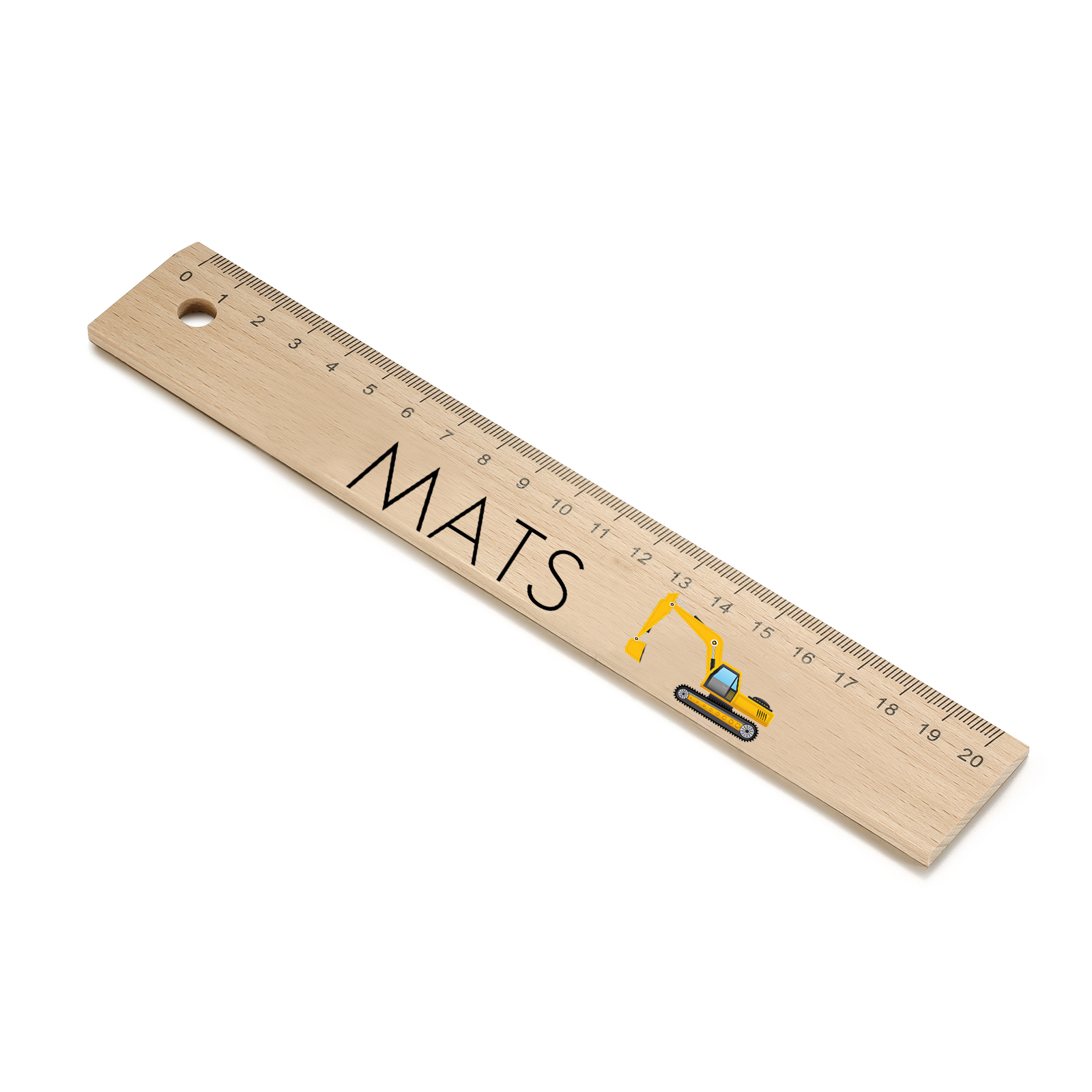 Custom 1 Name Ruler Wooden Ruler Back To School Gift for Boys Girls-Jessemade AU