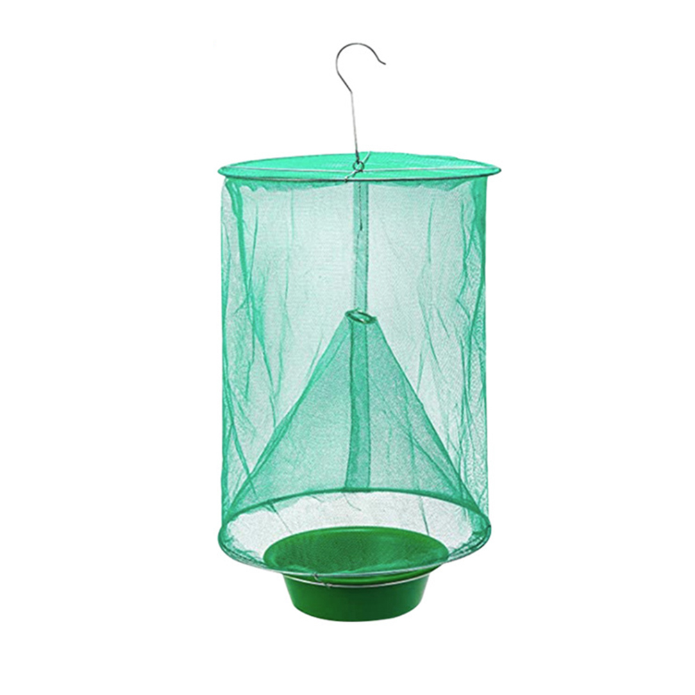 

Garden Pest Control Reusable Hanging Fly Catcher Cage Killer Flies Flytrap, 501 Original