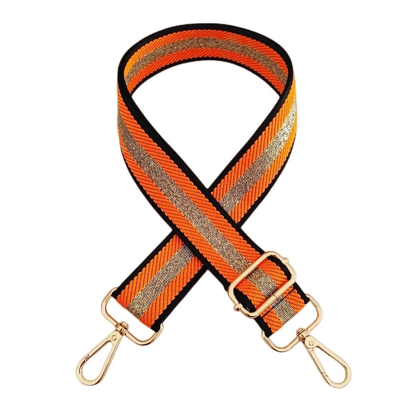 Polyester Color Block Bag Strap