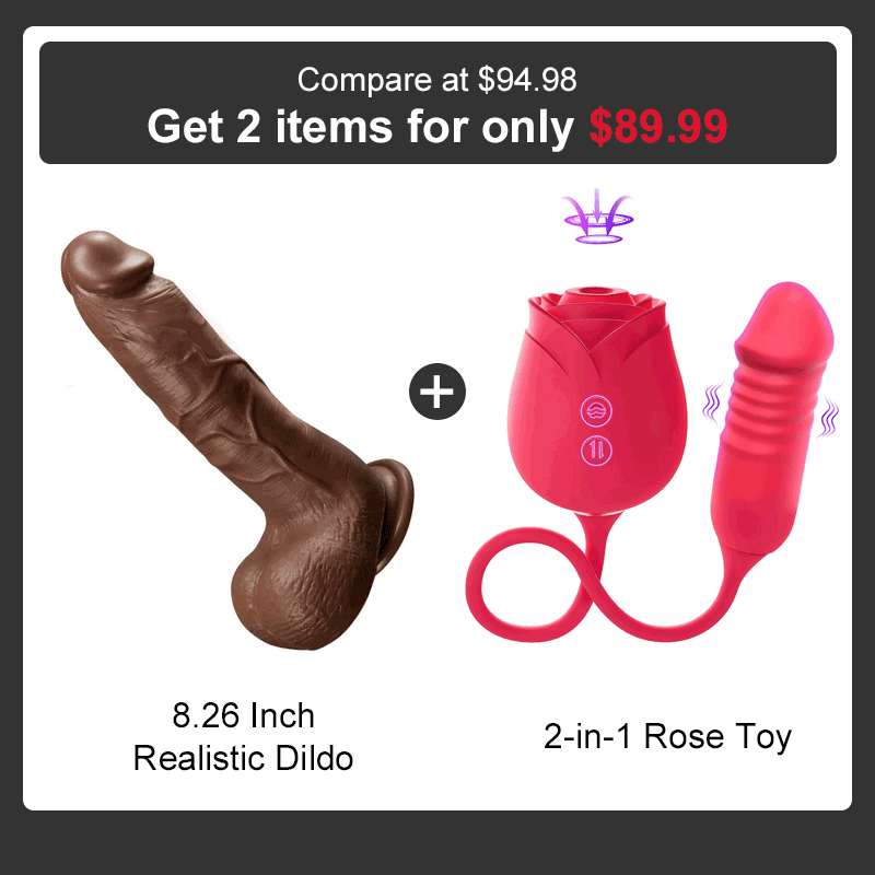 8.26 Inches Realistic Dildo with Lifelike Veins and Suction Cup for Hands-Free Pleasure