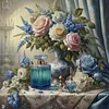 Flower Vase-14CT Stamped Cross Stitch 40*40cm tapestrymarket