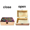 5D DIY Diamond Painting Handmade Wood Storage Box Crystal Storage Case (Pattern)