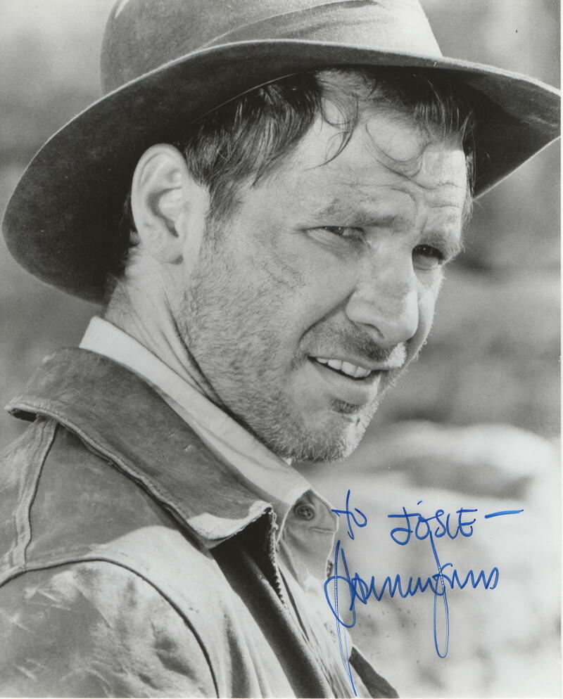 HARRISON FORD SIGNED AUTOGRAPH 8x10 Photo Poster painting - VINTAGE FULL SIGNATURE - STAR WARS