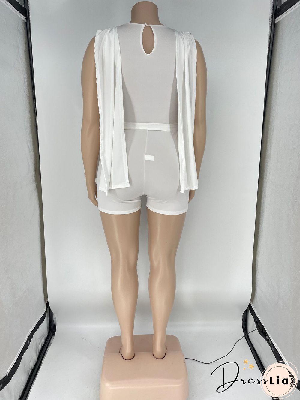 Plus Size 4XL V-neck Rompers