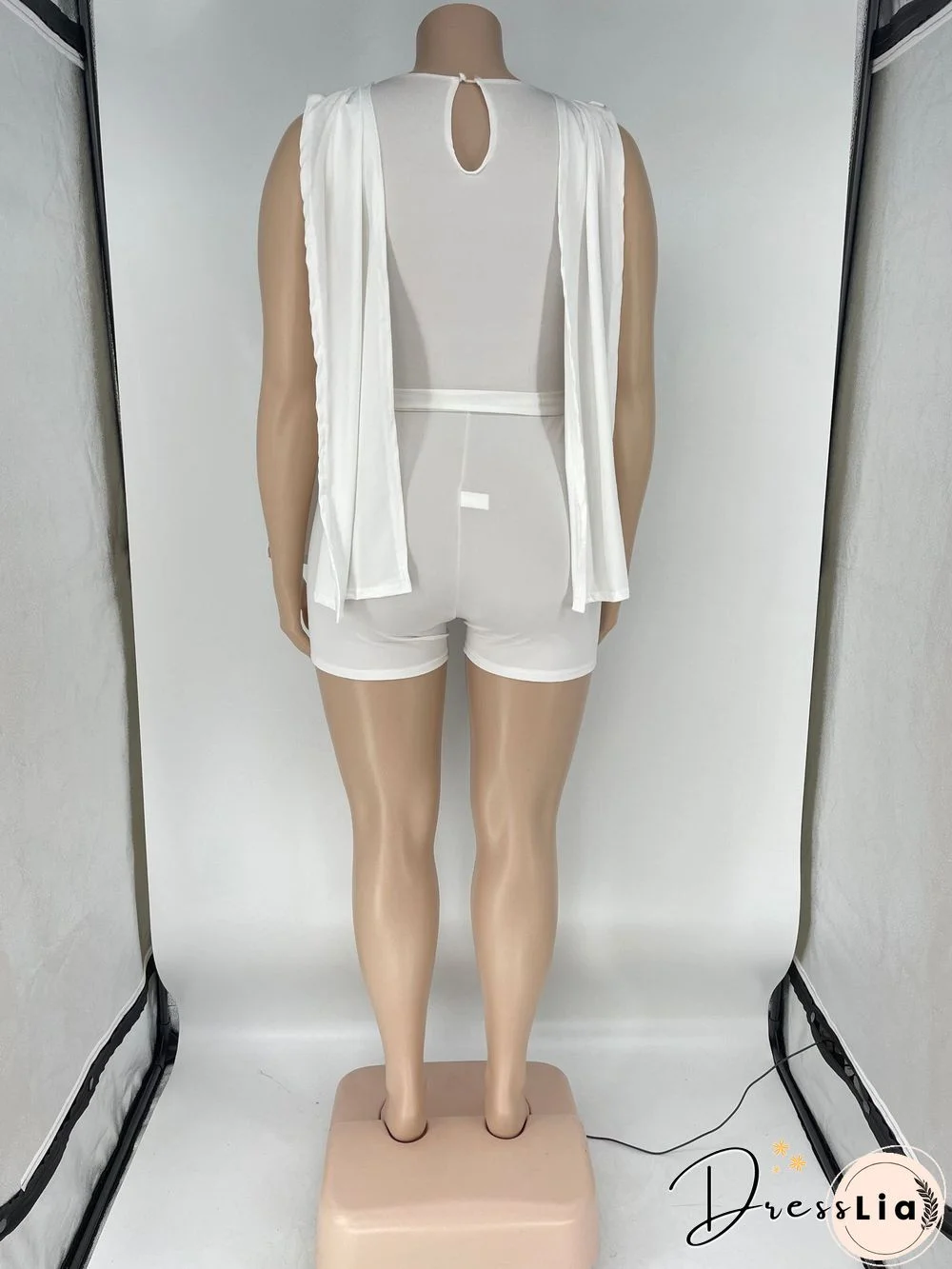 Plus Size 4XL V-neck Rompers