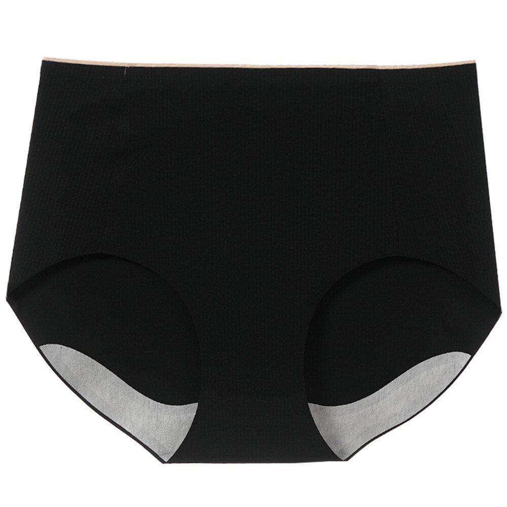 New Seamless Panties for Women High Waist Sexy Lingerie Women's Underwear Invisible Briefs Soft Solid Color Underpants Plus Size