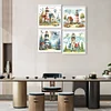 4Pcs/set Diamond Painting-DIY Full Round Drill Lighthouse Cottage(30*30 CM)