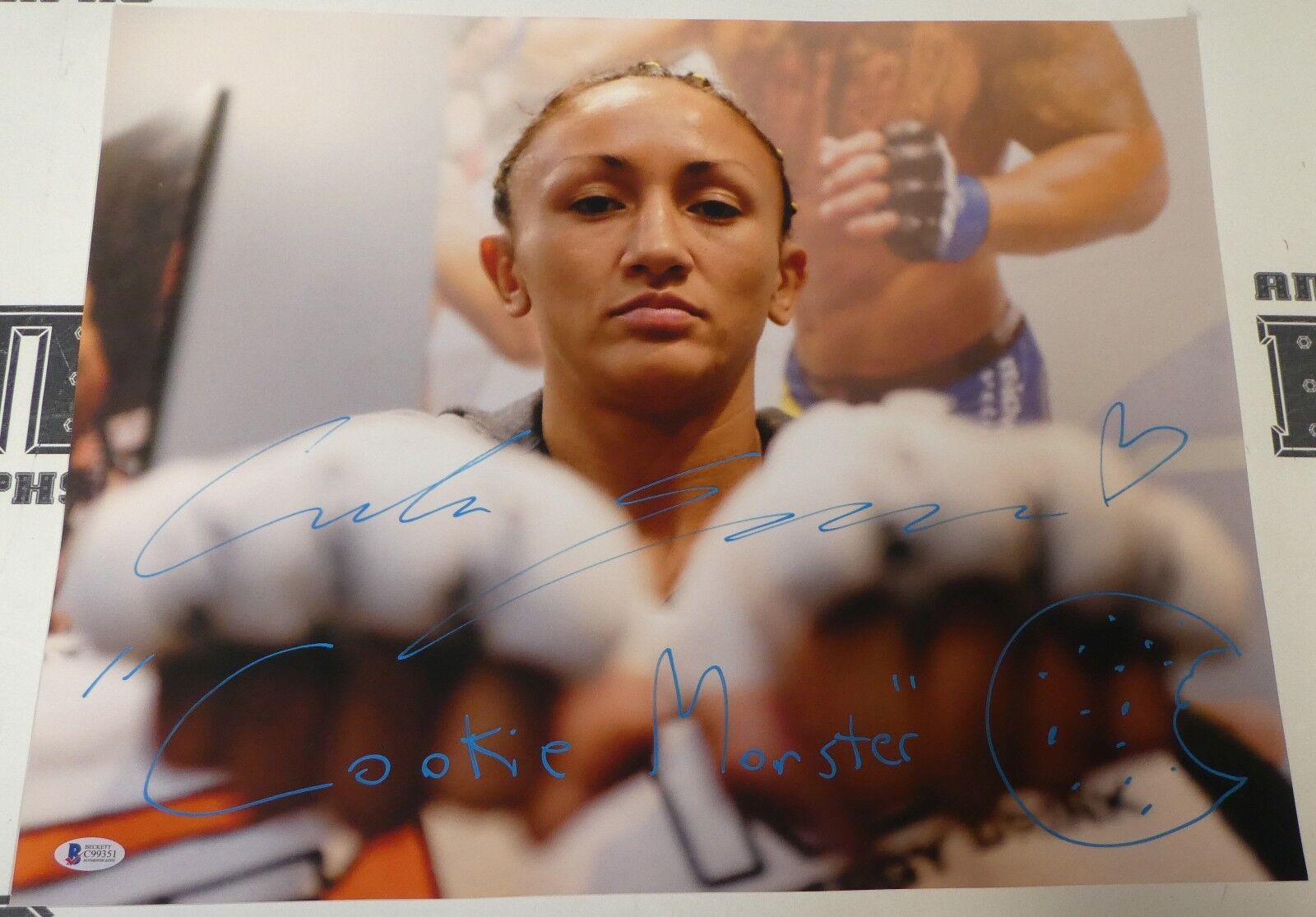 Carla Esparza Signed UFC 16x20 Photo Poster painting BAS COA The Ultimate Fighter 20 Autograph 1