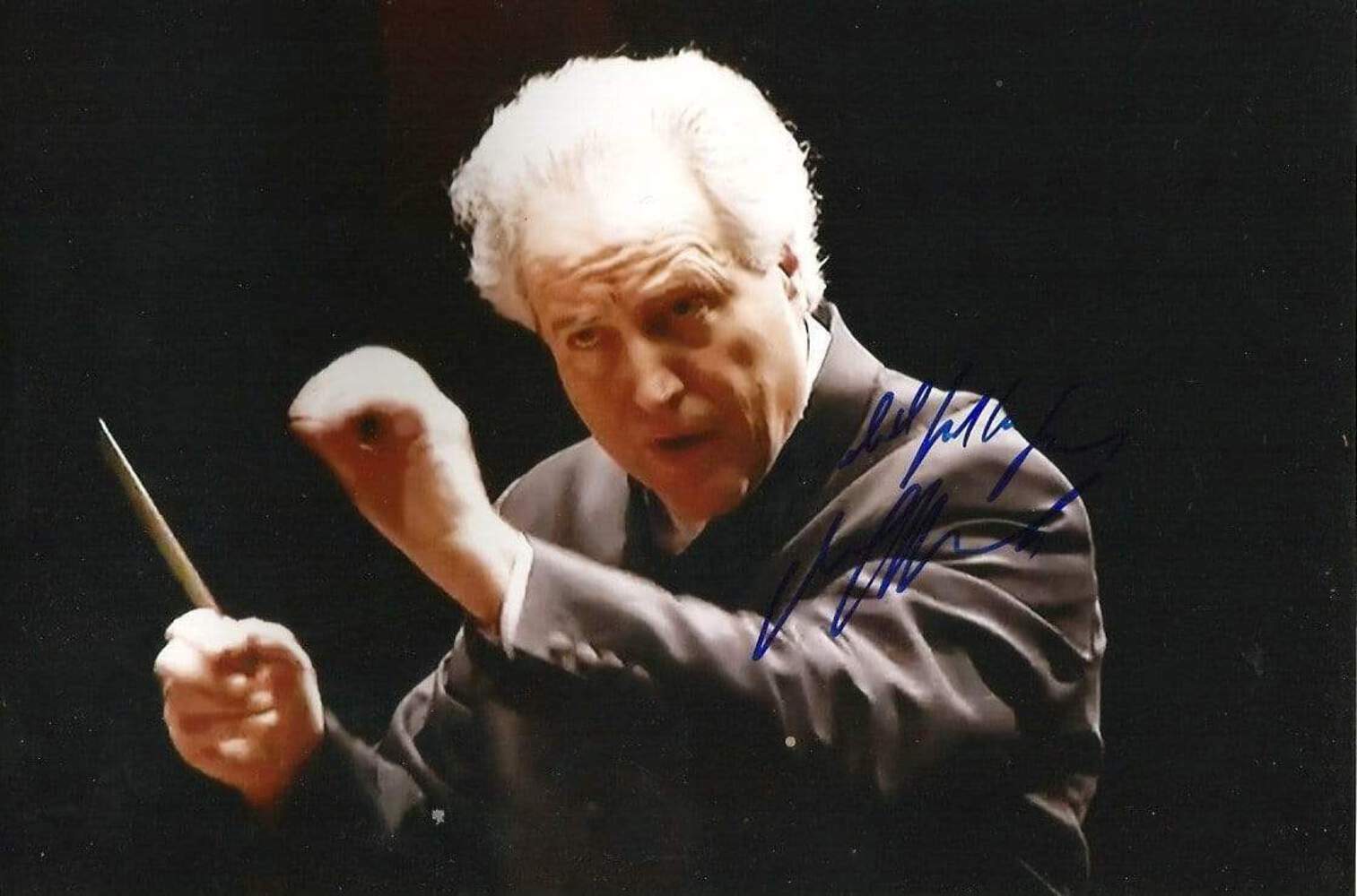 Manfred Honeck CONDUCTOR autograph, signed Photo Poster painting