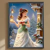 Diamond Painting-DIY Full Round Drill Christmas Girls