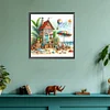 Diamond Painting-DIY Full Round Drill Beach House