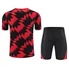 2025/2026 Manchester United Pre-Match Training Red Devils Shirt+Shorts 1:1 Thai Quality