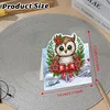 8PCS DIY Diamond Art Greeting Cards Xmas Congratulations Cards & Gifts (Owl)