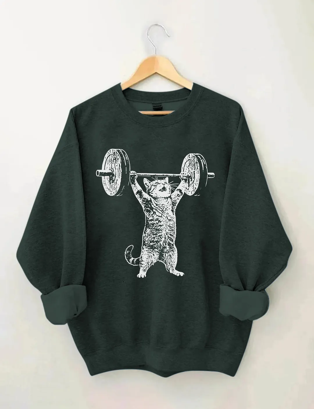 Funny Cat Gym Sweatshirt