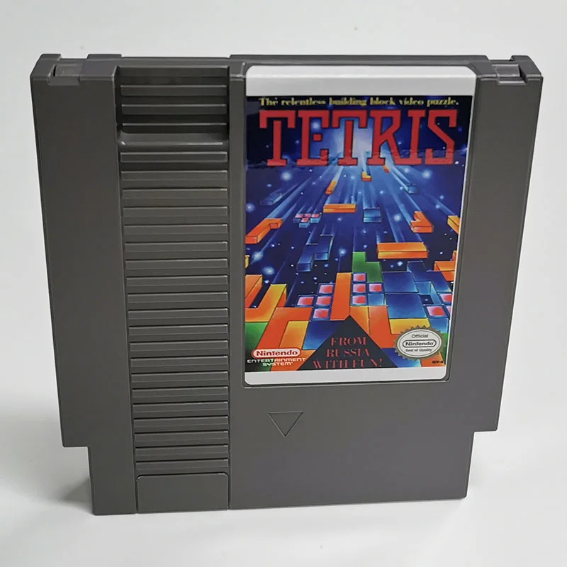 Tetris For Nintendo NES - 8 Bit Game Cartridge