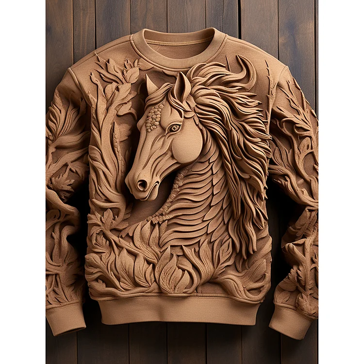 Vintage Art Horse Sweatshirt