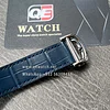Cartier Santos Large Skeleton WHSA0015 Hand Wind Blue leather strap 40mm Super Clone