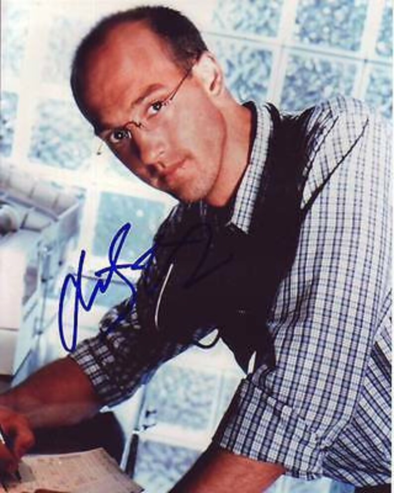 Anthony edwards signed autographed er dr. mark greene 8x10 Photo Poster painting