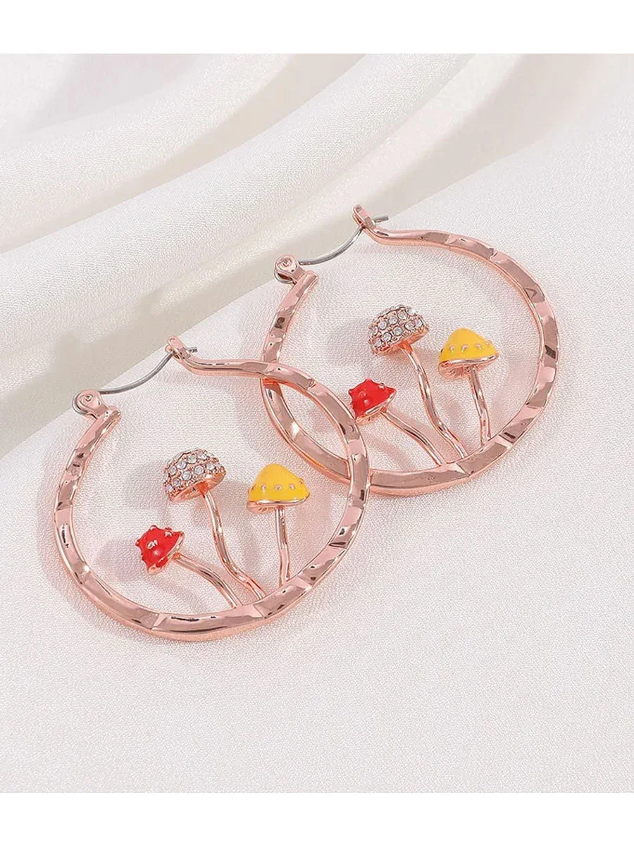 Mushroom Earrings