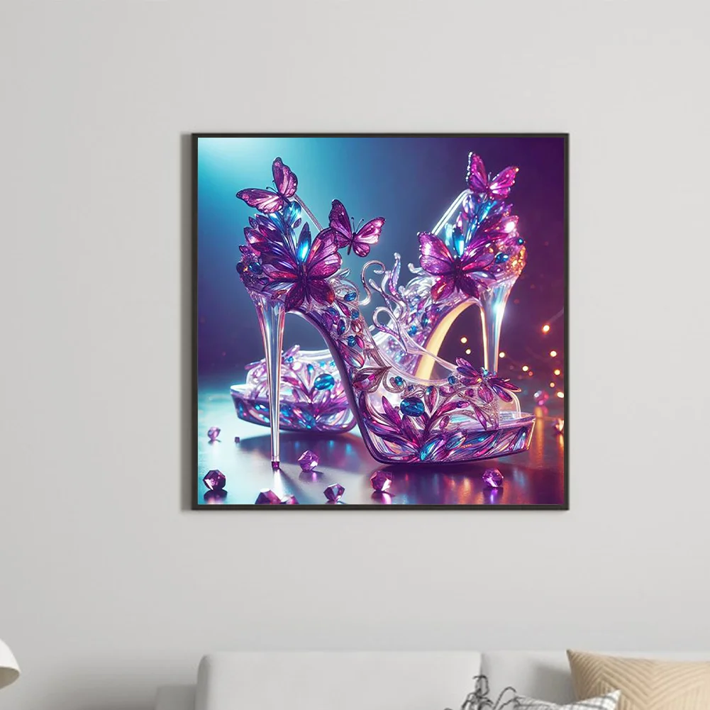 Diamond Painting - Full Round Drill - Dream High Heel(Canvas|40*40cm)
